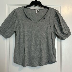 Gray Cato v neck blouse